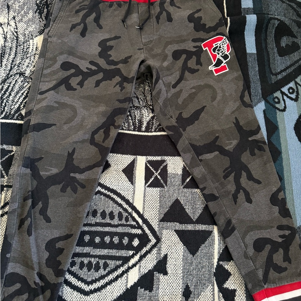 Polo Ralph Lauren Double Knit P-Wing Camo Triple Grey/Multi-Color Joggers